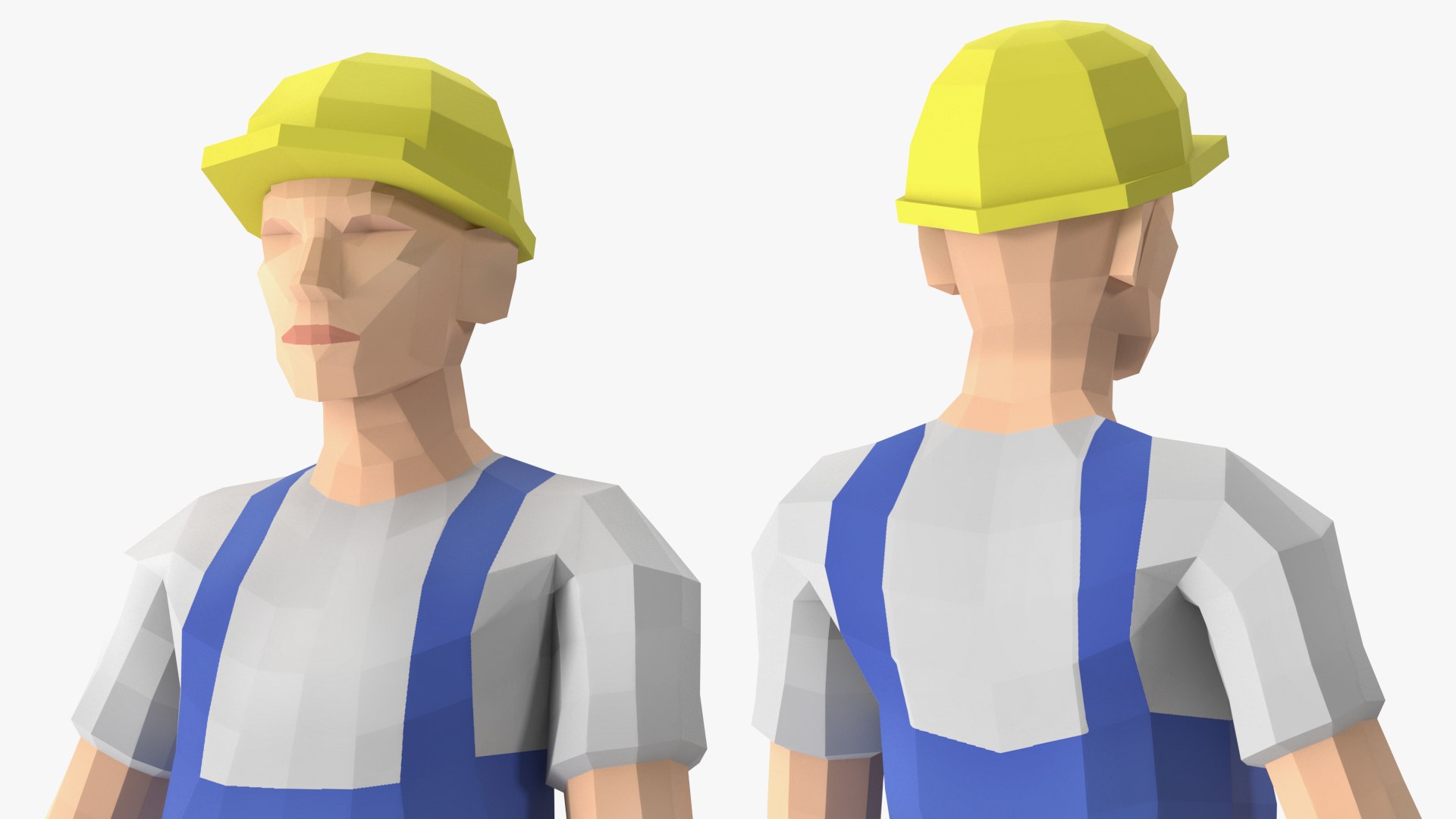 Low Poly Construction Worker 3D model https://p.turbosquid.com/ts-thumb/eo/mKnPrx/NV/lowpolyconstructionworkervray3dmodel009/jpg/1706582139/1920x1080/fit_q87/cb72562a98f7681b0be550a0175640143c389668/lowpolyconstructionworkervray3dmodel009.jpg