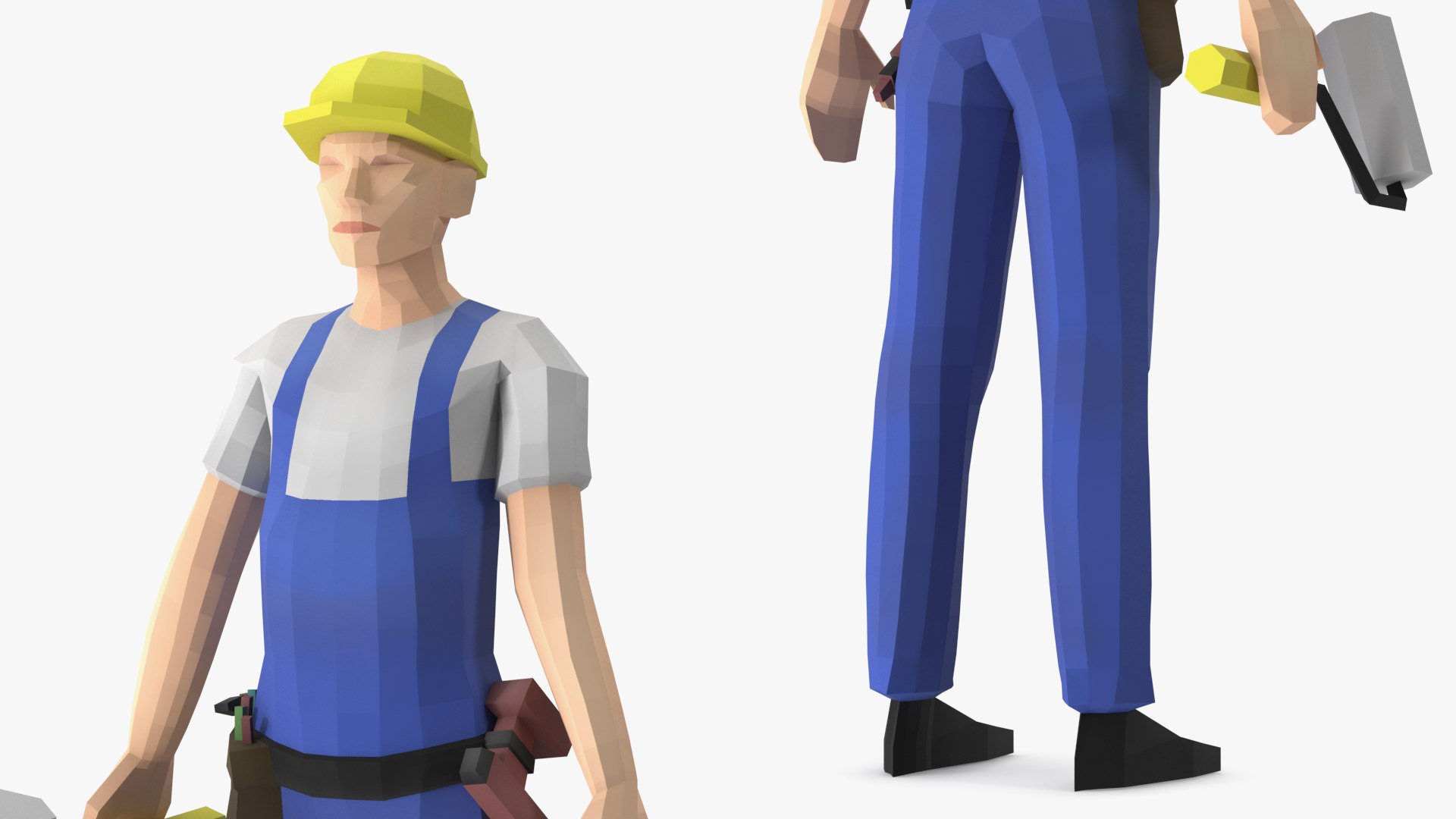 Low Poly Construction Worker 3D model https://p.turbosquid.com/ts-thumb/eo/mKnPrx/fq/lowpolyconstructionworkervray3dmodel006/jpg/1706582125/1920x1080/fit_q87/7c13cd9584bbffcbc1bb003a64dbbf59b454ccc3/lowpolyconstructionworkervray3dmodel006.jpg