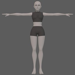 Base mesh woman 32
