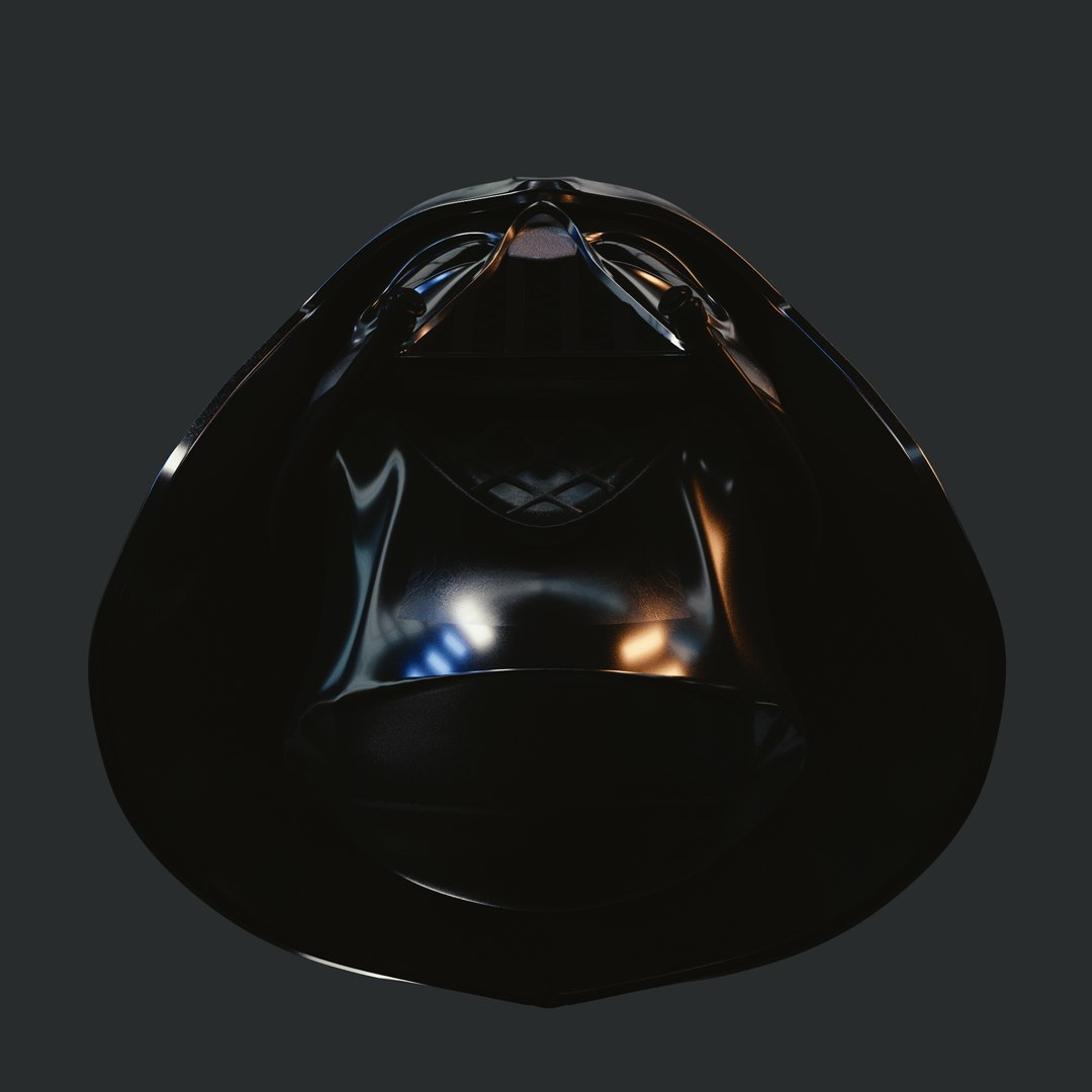 Realistic Darth Vader Helmet 3d 3ds