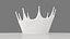 Liquid crown Pack Realflow 3D model