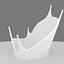 Liquid crown Pack Realflow 3D model