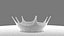 Liquid crown Pack Realflow 3D model