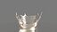 Liquid crown Pack Realflow 3D model