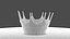 Liquid crown Pack Realflow 3D model