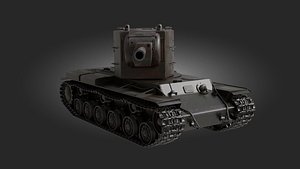 High Quality Animated And Rigged Soviet Tank PBR 3D Model 3D model
