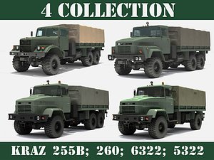 x ukrainian military trucks kraz