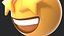 Emoji z oczami w kształcie gwiazdy