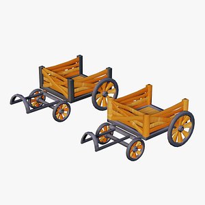 Cart  Wagon 3D model