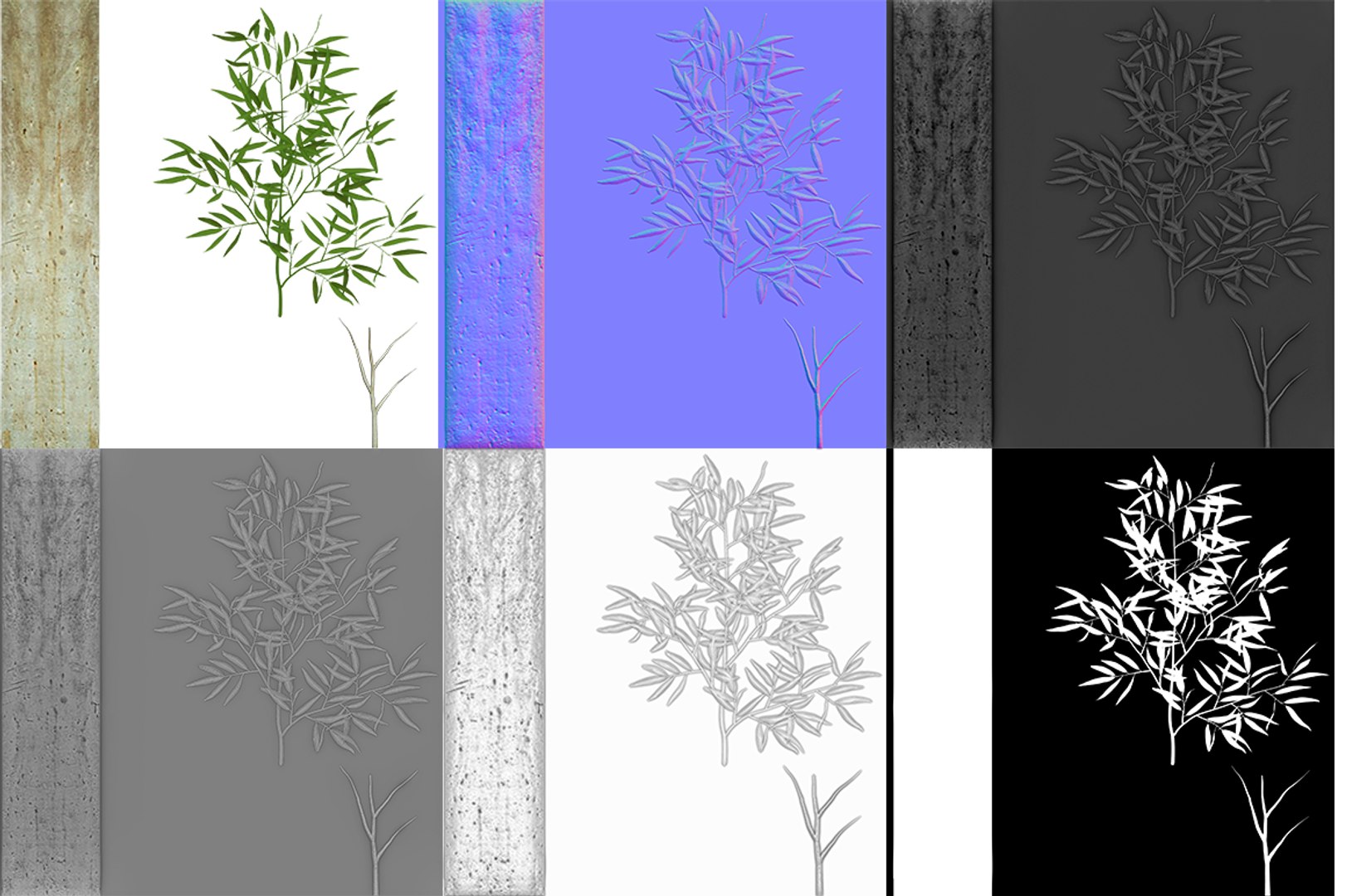 3D landscape trees - TurboSquid 1248615