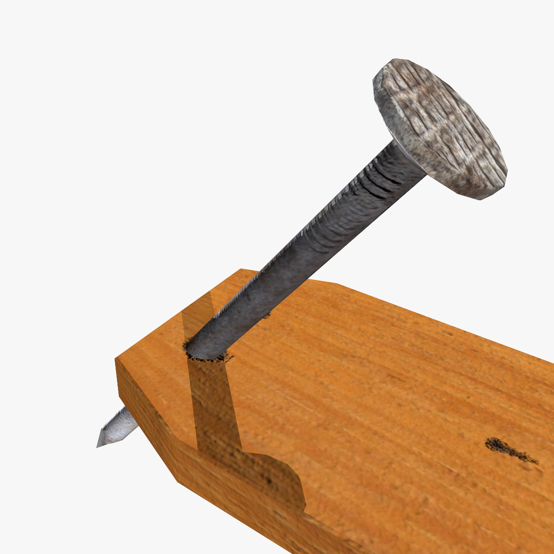 free c4d model rusty nail