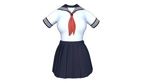 School Uniform 3D model