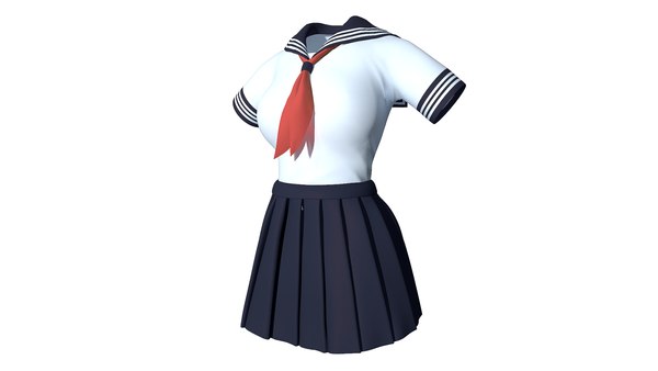 School Uniform 3D model - TurboSquid 1795898