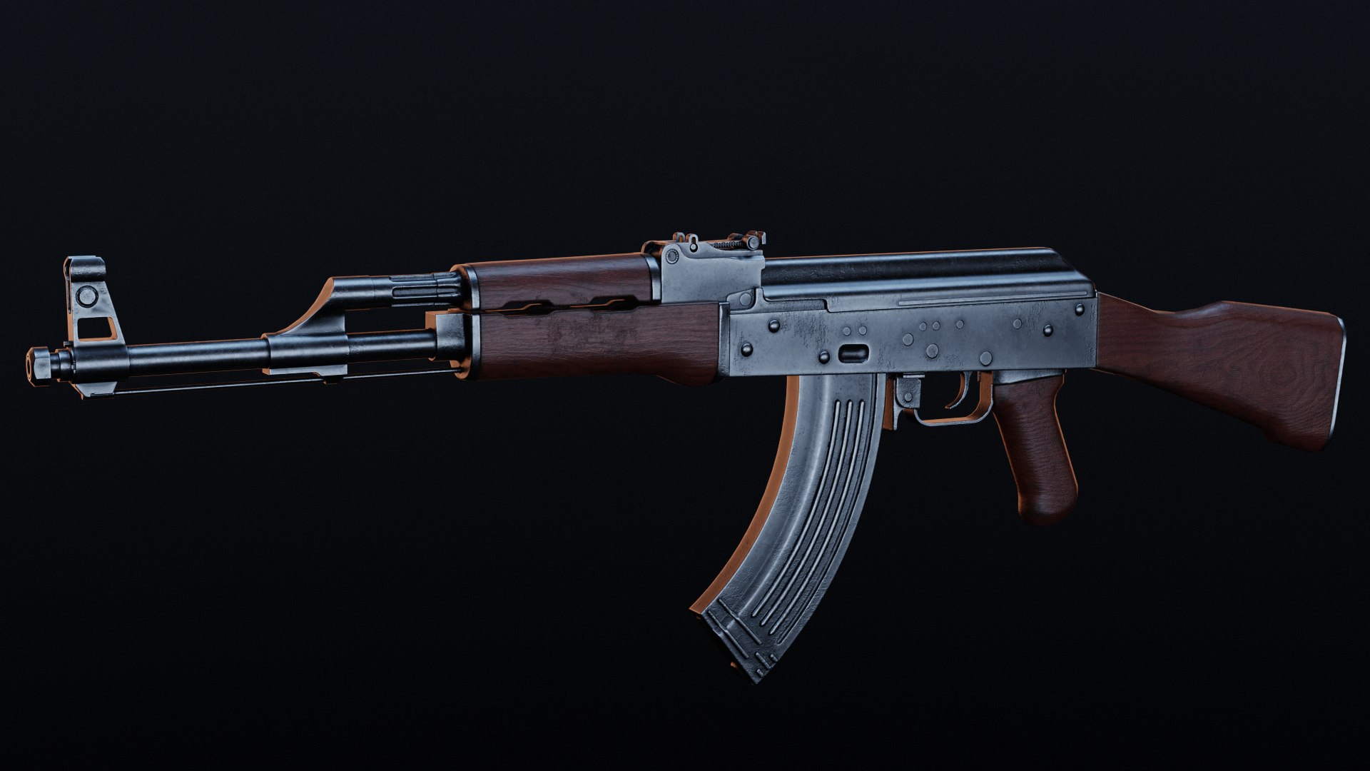 Ak-47 Model - TurboSquid 1710200