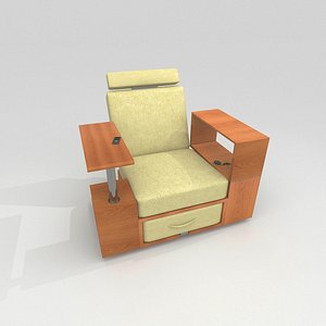 workstation chair 3d model