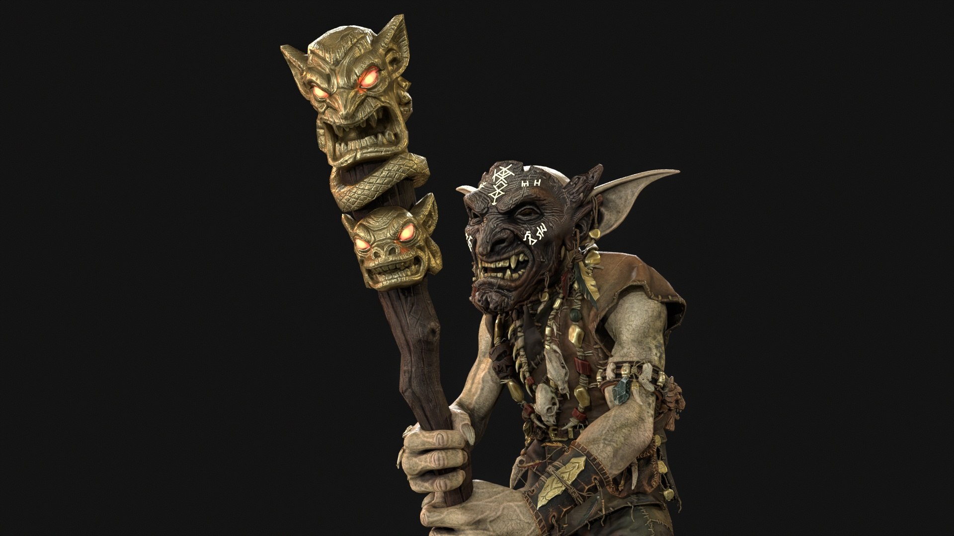 3D GoblinShaman model https://p.turbosquid.com/ts-thumb/ep/3bV5sG/Wp/desktop_0012/jpg/1779978410/1920x1080/fit_q87/20b189620f98e925ba8ed4616aa82381c9a2f1bb/desktop_0012.jpg