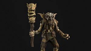 3D GoblinShaman model