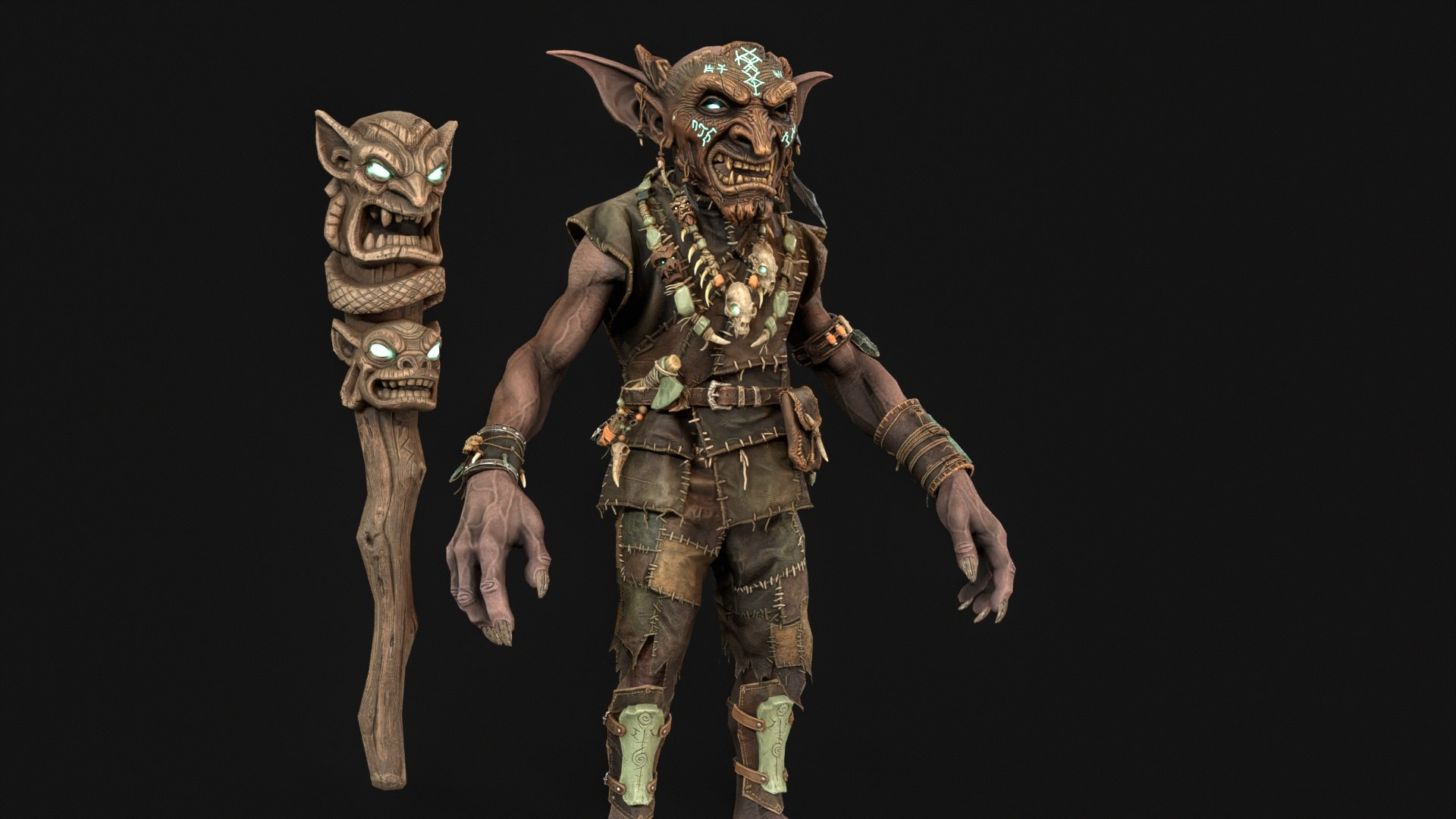 3D GoblinShaman model https://p.turbosquid.com/ts-thumb/ep/3bV5sG/or/desktop/jpg/1779978390/1920x1080/fit_q87/5def38c3a32a14441ebf2f361809373d41d415d5/desktop.jpg