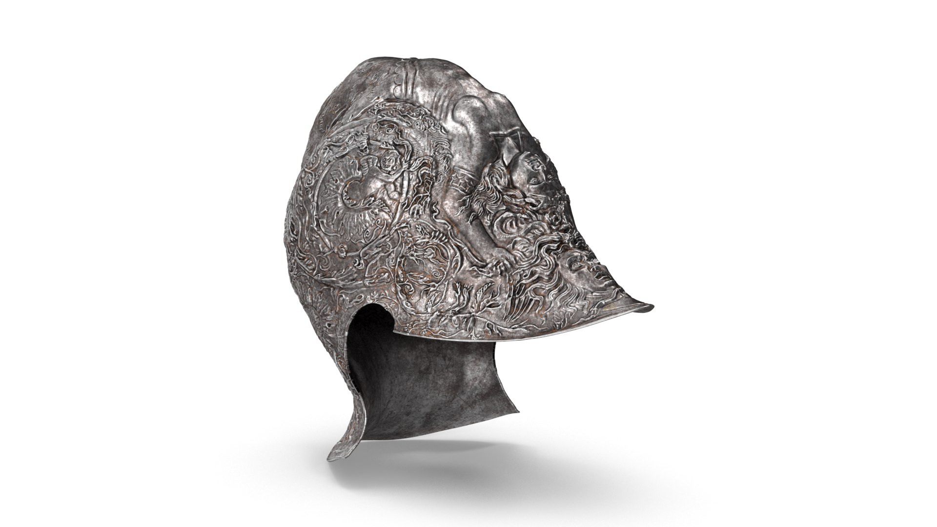 Burgonet Filippo Negroli 3D - TurboSquid 1698636