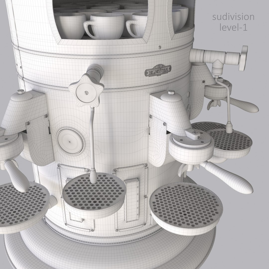 modèle 3D de GBG Minilux - Machine à chocolat chaud - TurboSquid 657461
