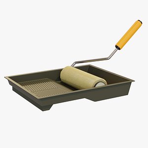 Paint Roller and Paint Tray Set