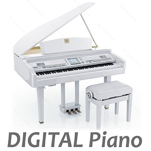 Digital Grand piano from Yamaha CVP-409 GP (White)