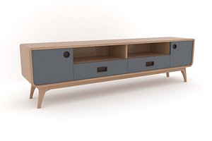 Modern Scandinavian TV Cabinet 200 Morris 3D model