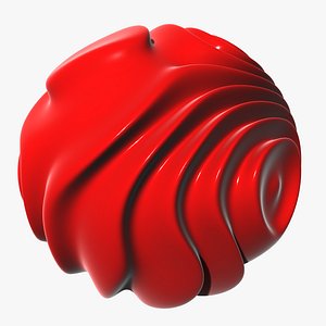 Organic Wavy Alien Sphere 01