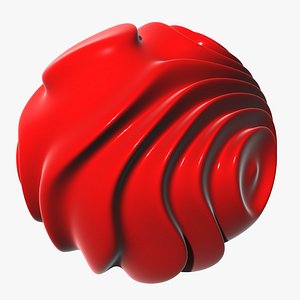 Organic Wavy Alien Sphere 01