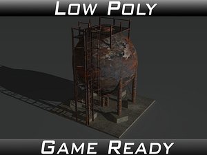 3ds max industrial tank