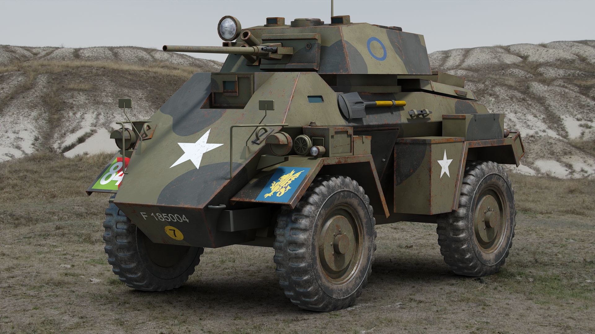 Hobby Fan HF-033 V150 Commando Car – Blindé 4x4 Avec Intérieur – Échelle 1/35