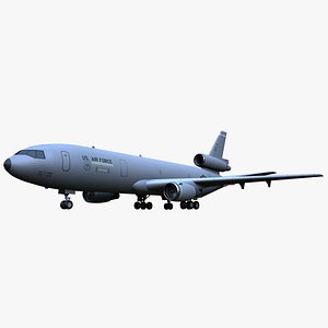 kc-10 extender aircraft 3d max