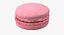 3D pink macaron