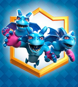 3D model Clash Royale Minions Card