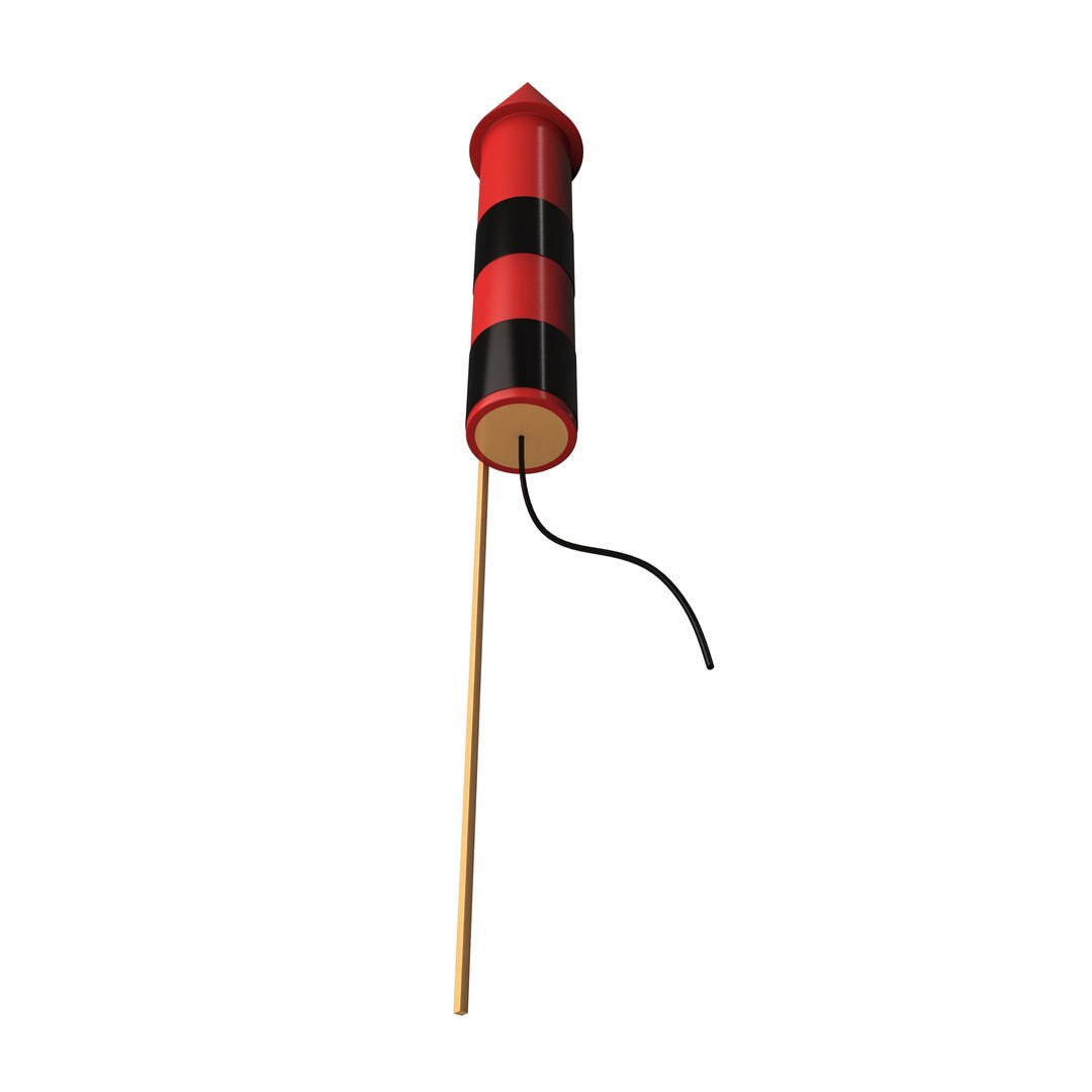 Rocket Firework 3D model https://p.turbosquid.com/ts-thumb/ep/JIUrbF/cl/rocketfirework5/jpg/1676625550/1920x1080/fit_q87/1f1daa37bf26570f1c30ff1c731cc5c9e2540fa4/rocketfirework5.jpg