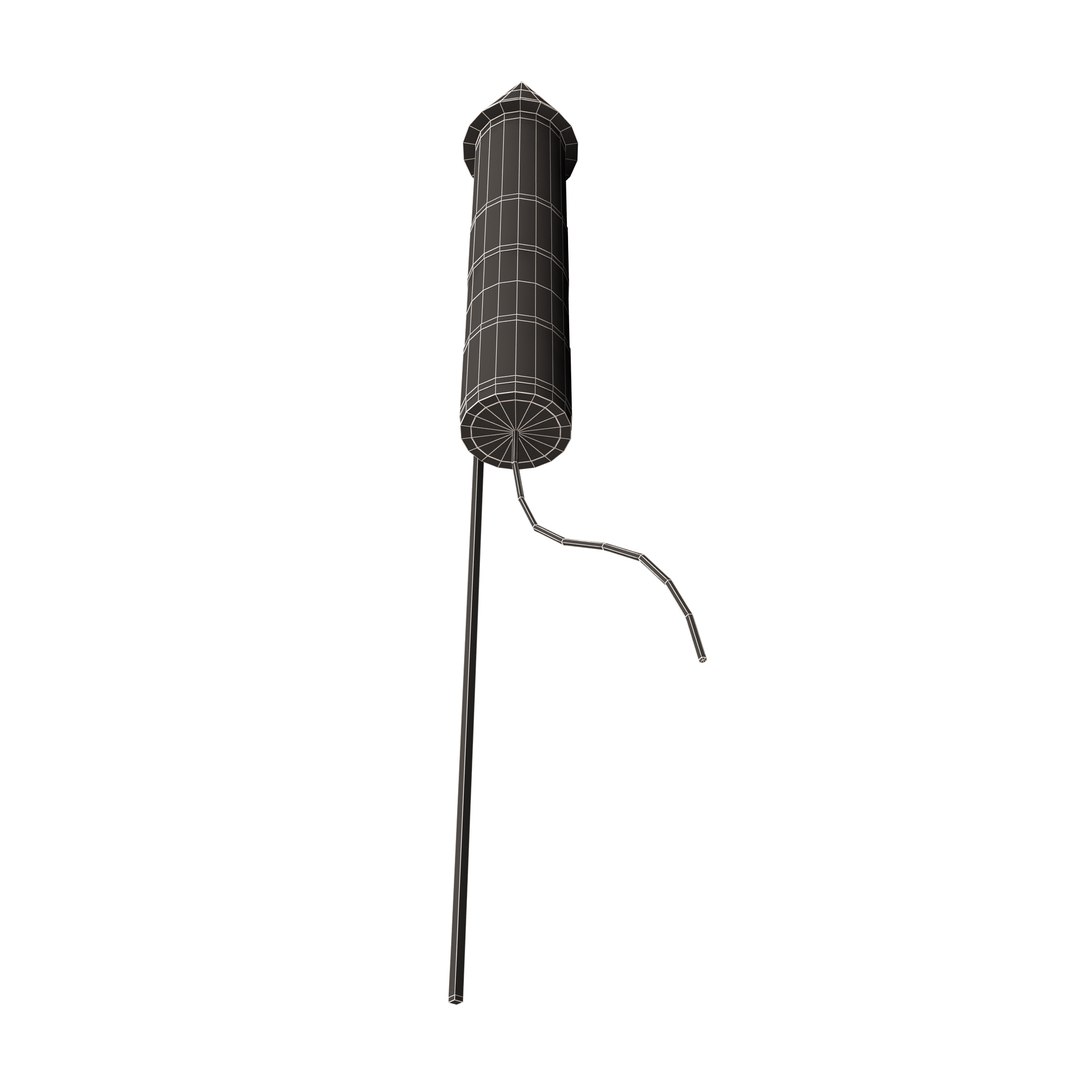 Rocket Firework 3D Model - TurboSquid 2029379
