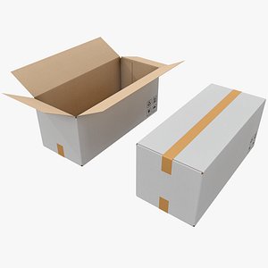 Cardboard Box 13 with Pbr 4K 8K
