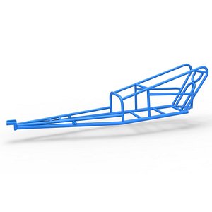 Frame of old school Front engine dragster Version 2 Scale 1 to 25