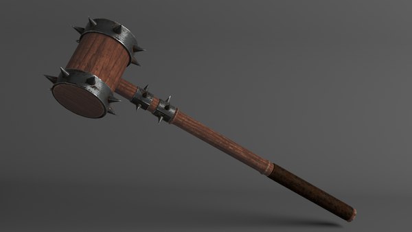 3D model medieval mace