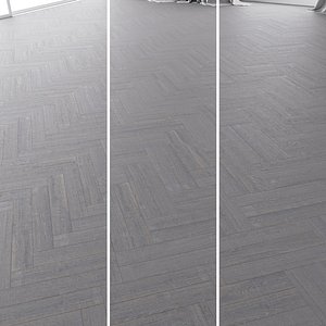 3D parquet oak portland wildwood model