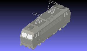 3D czech locomotive 363 engine model