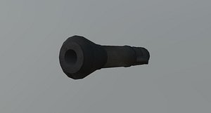 barrel cannon 3D model