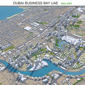 Dubai Business Bay UAE 3D model