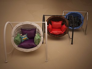 3d model stylish chair