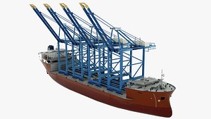 3D cargo vessel svan