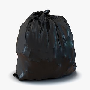3d garbage bag model
