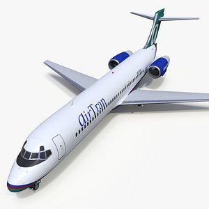 Boeing 717 AirTran Airways 3D model