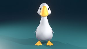 Mr Duck Game Ready Character model