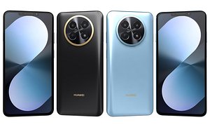 Huawei Nova 14i Specs Black And Specs Blue 3D