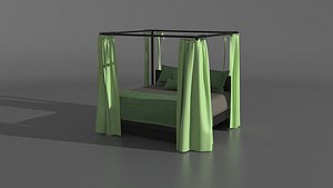 poster bed drapes 3ds